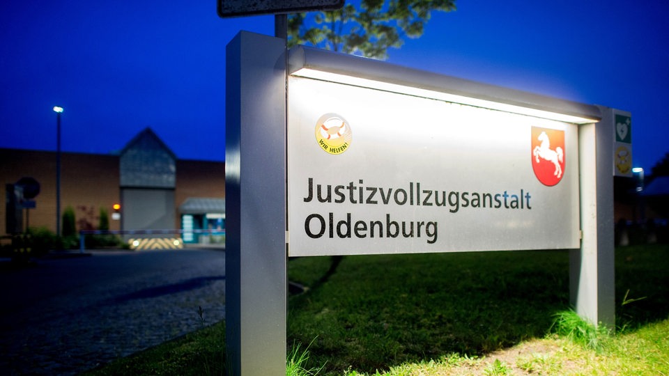 Schild Justivollzugsanstalt Delmenhorst