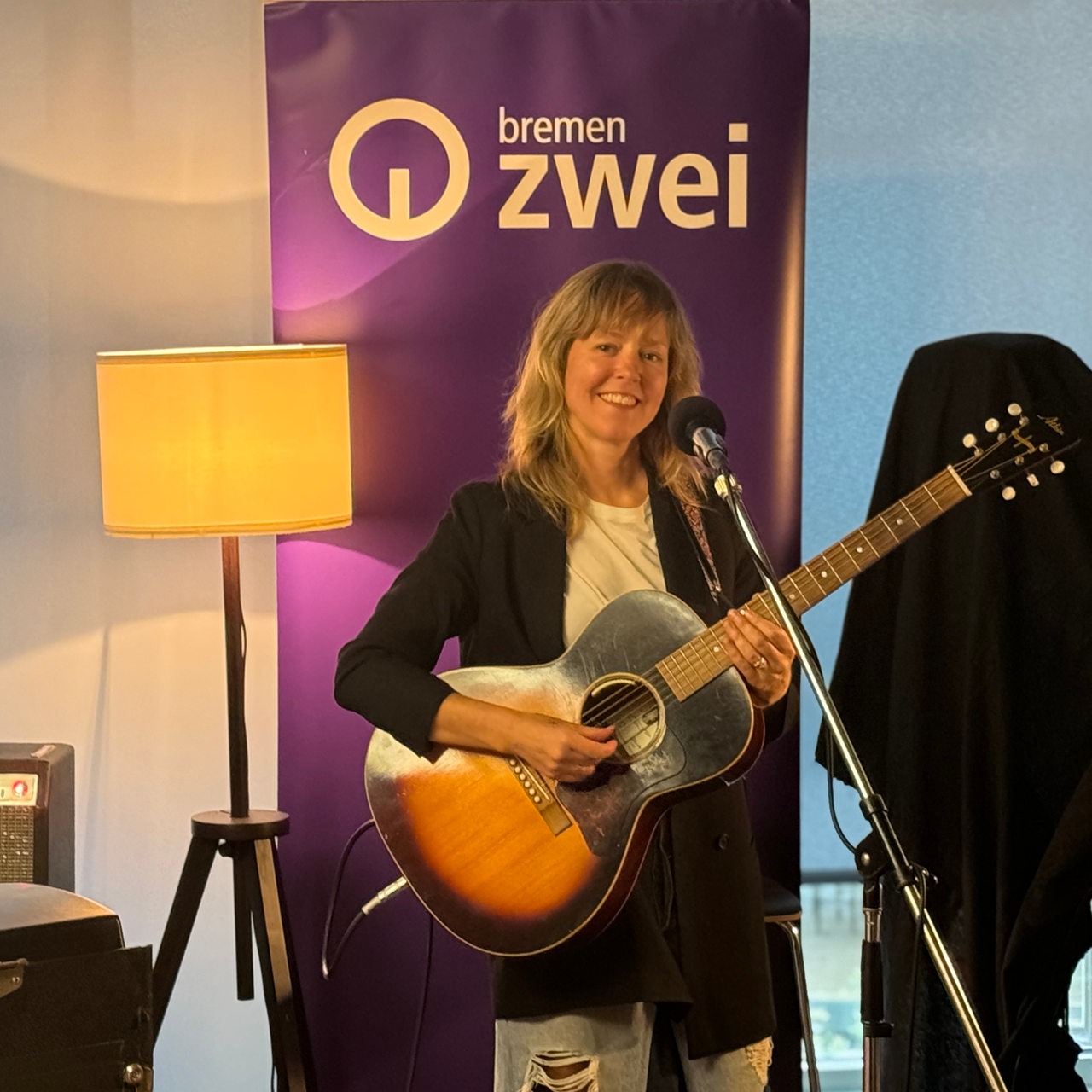 Emily Barker im Bremen Zwei Studio