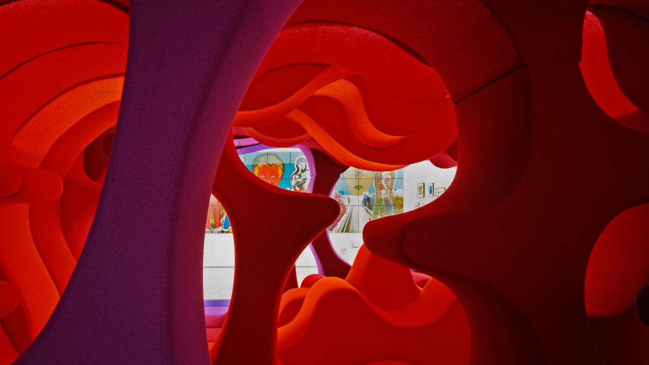 Verner Panton, Fantasy Landscape. Visiona 2, 1970/ 2000, Kunstmuseum Wolfsburg