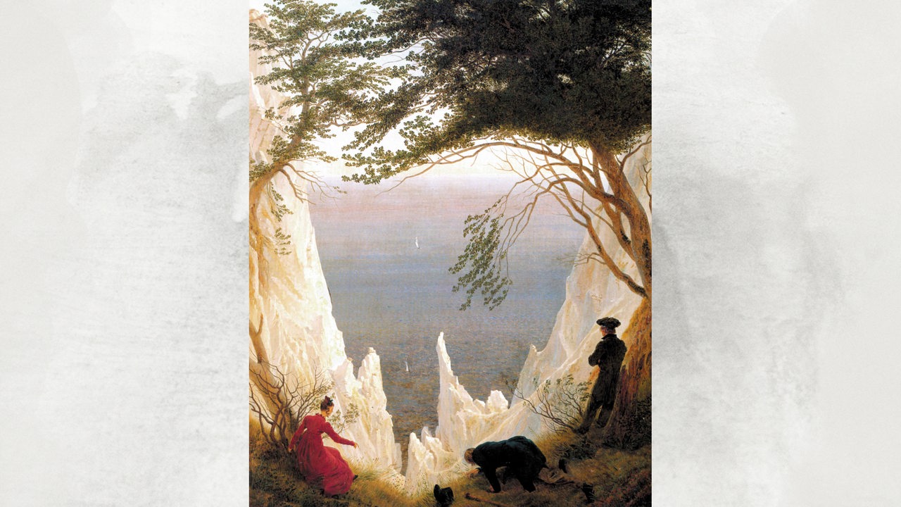 Caspar David Friedrich: Kreidefelsen auf Rügen, 1818