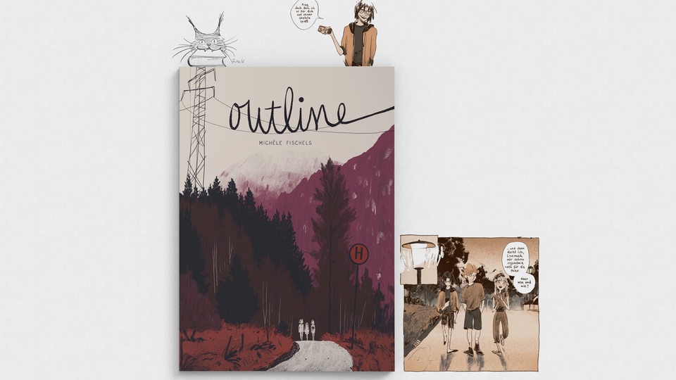 Buchcover "Outline" von Michèle Fischels