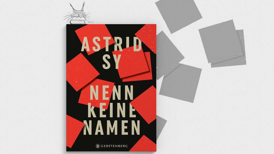 Buchcover "Nenn keine Namen" von Astrid Sy, als Luchs des Monats gestaltet