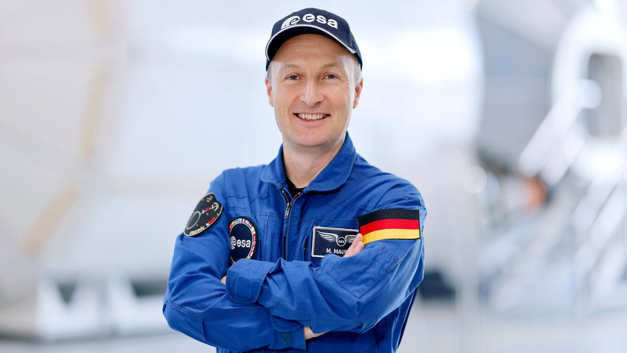 ESA-Astronaut Matthias Maurer im Europäischen Astronautenzentrum (EAC)