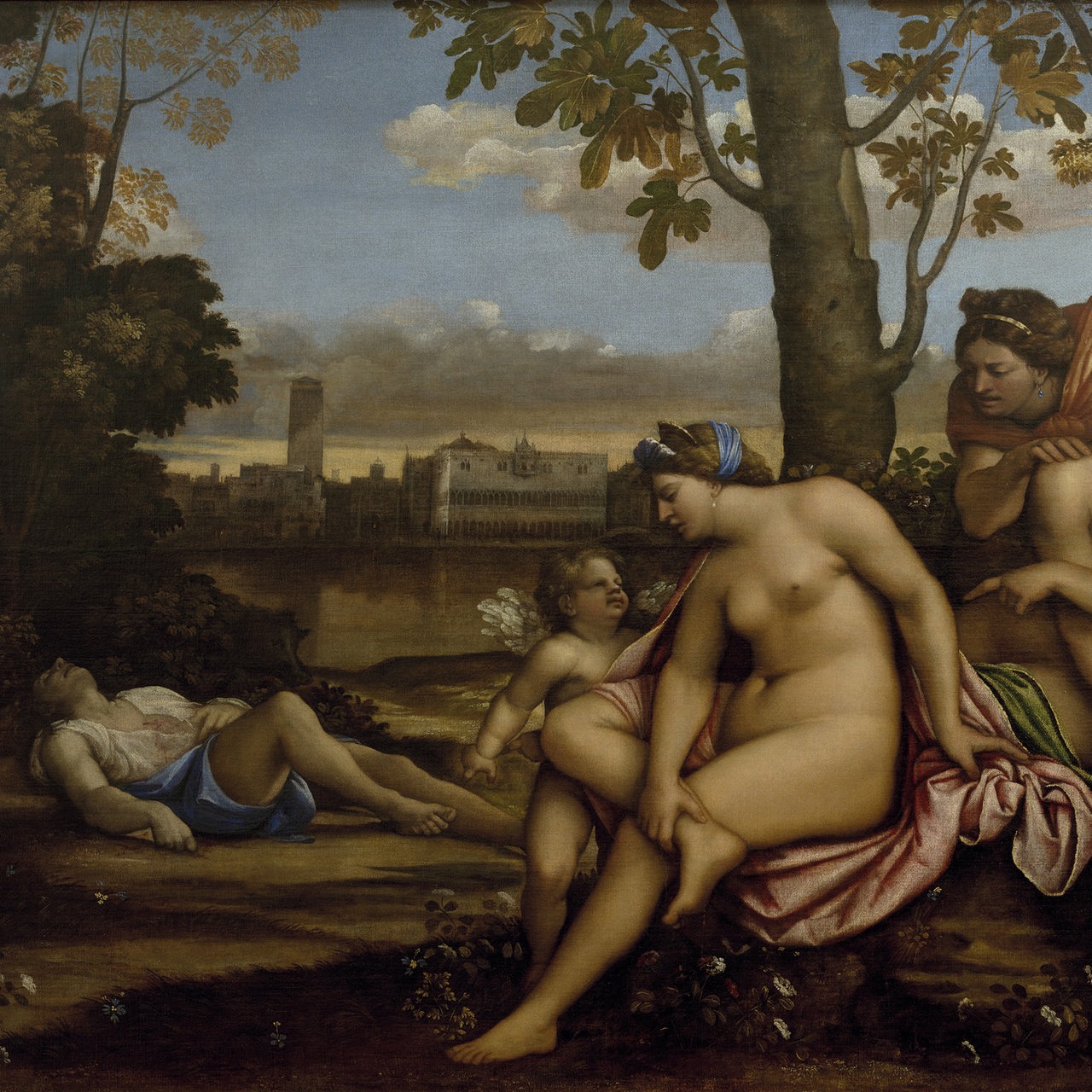 Gemälde von Sebastiano del Piombo "Morte di Adone" (der Tod des Adonis) von 1512